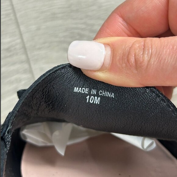 Kate Spade Black Suede Slip On Tassel Flats - Picture 10 of 11